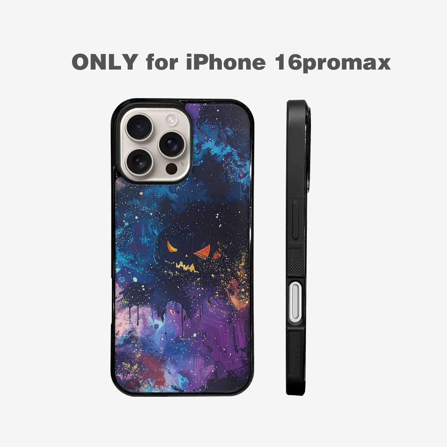 iPhone 16 Pro Max Case — Eamless Repeating Pattern Of Overlapping Pumpkin, Custom Phone Case