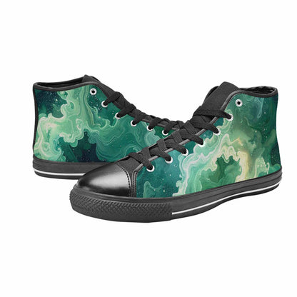 WOMEN'S Galaxy Art - High Top Canvas Dreamcore Shoes