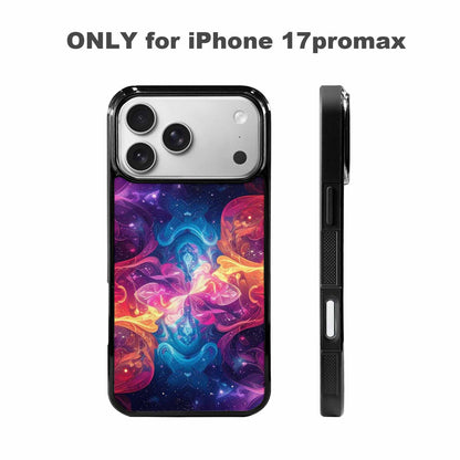 iPhone 17 Pro Max Case — Rose Galaxy Art Seamless Galaxy Space, Personalized Phone Case