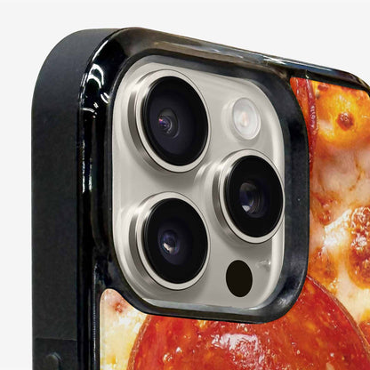 iPhone 16 Pro Case — Pepperoni Pizza Print, Custom Designed Case Cover