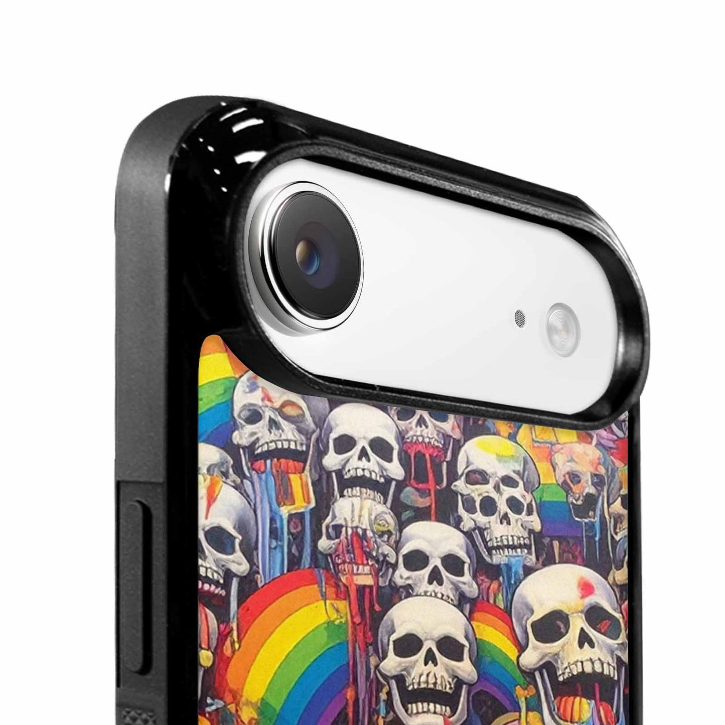 iPhone 17 Air Case — Rainbow From Skulls Mouth Skulls Gothic, Custom Designed Case Cover