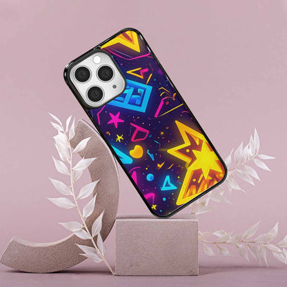 iPhone 15 Pro Max Case — 80s Retro Motif 80s Retro Motifs, Personalized Phone Case