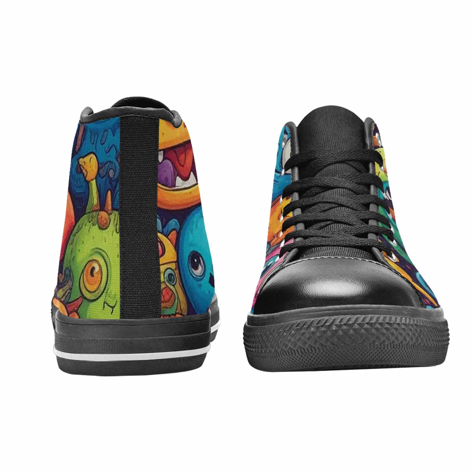 MEN'S Cartoon Monster Character High Top Canvas Y2K Shoes