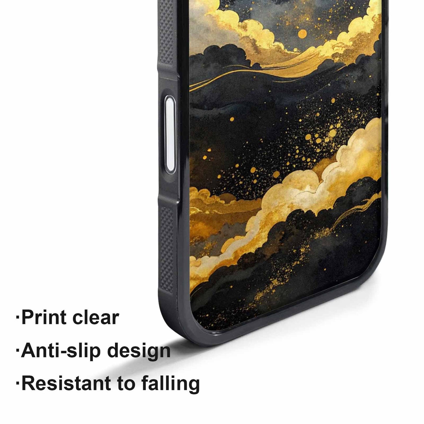 iPhone 17 Air Case — Seamless Repeating Pattern Of Overlapping Galaxy, Personalized Phone Case