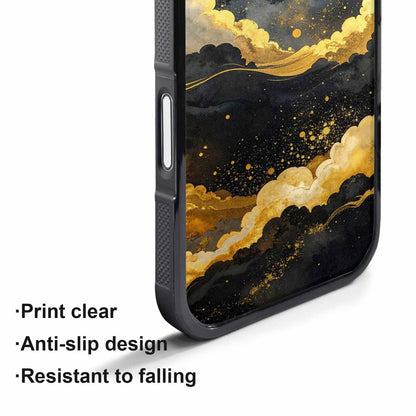 iPhone 17 Air Case — Seamless Repeating Pattern Of Overlapping Galaxy, Personalized Phone Case