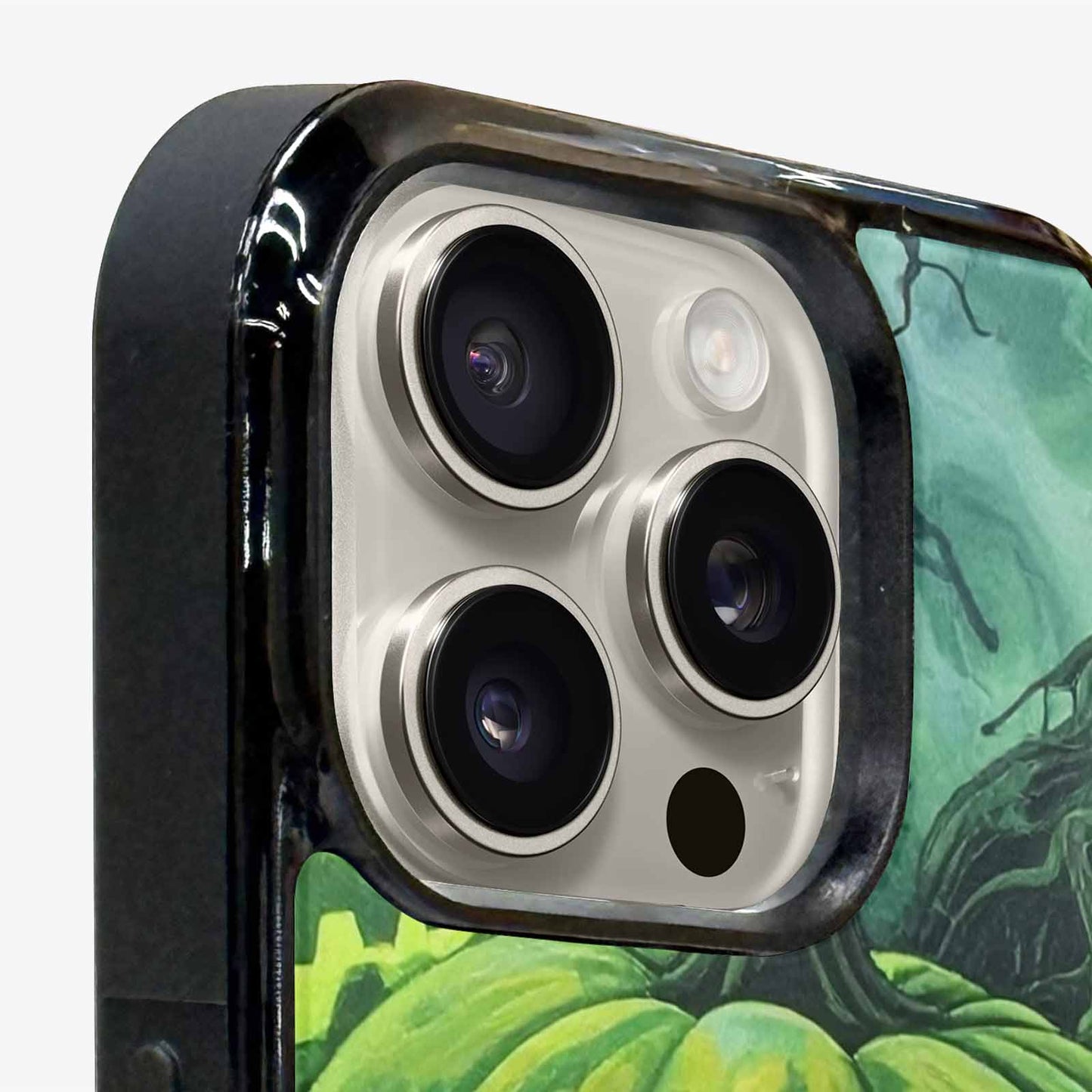 iPhone 16 Pro Max Case — Halloween Glowing Jackolantern, Unique Phone Case Design