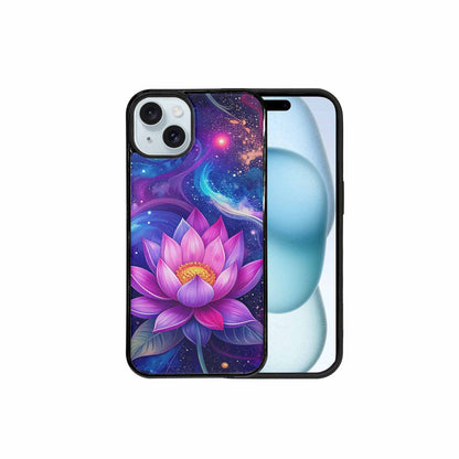 iPhone 15 Plus Case — Lotus Galaxy Art Seamless Pattern Vibrant, Custom Made Phone Cover