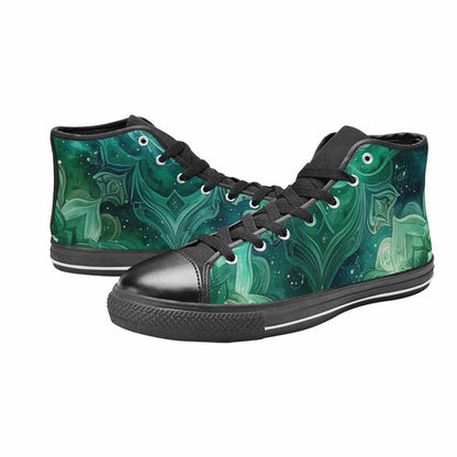 MEN'S Galaxy Art - High Top Canvas Grunge Shoes