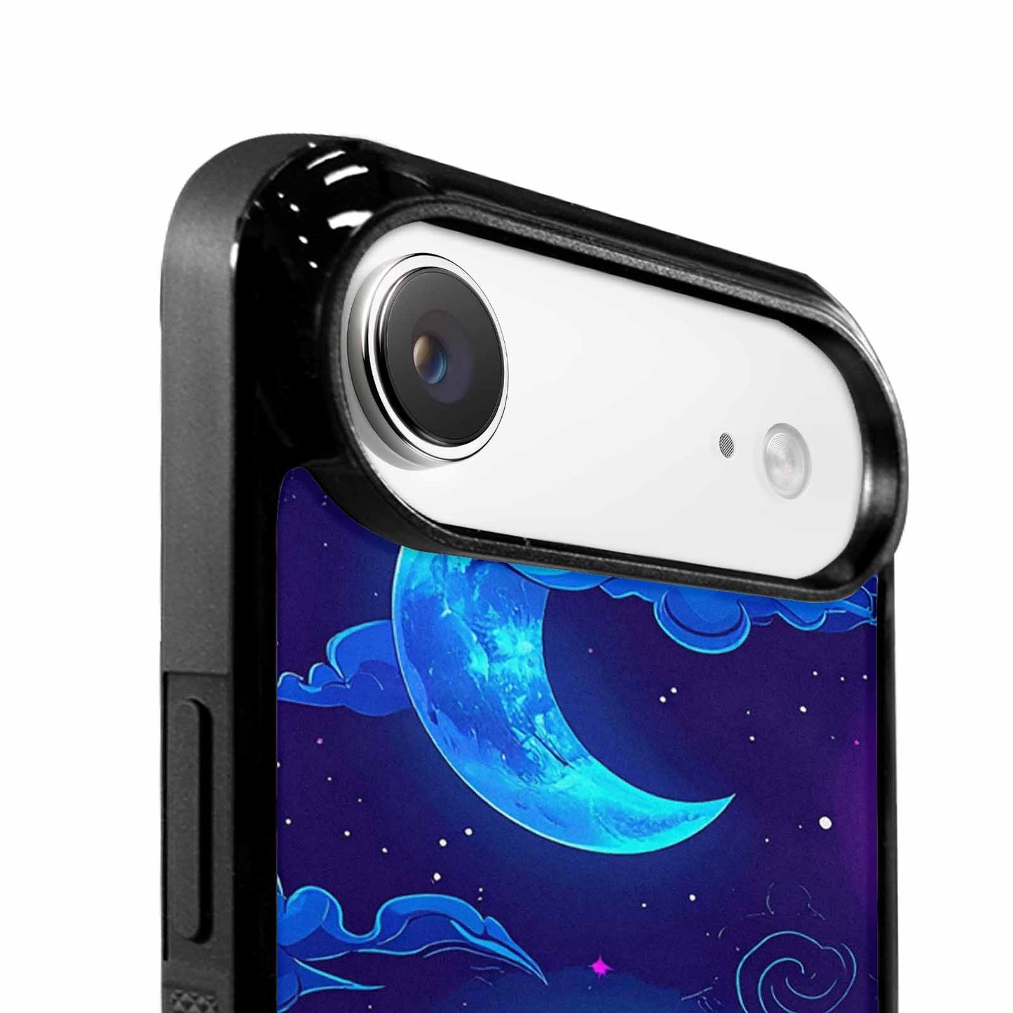 iPhone 17 Air Case — Neon Winter Moon Seamless Cartoon Cute, Custom Made Phone Cover