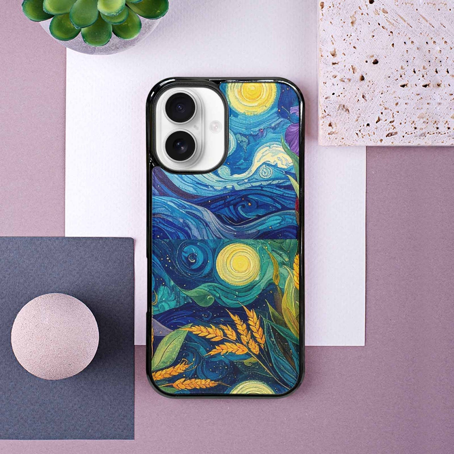 iPhone 16 Case — Blend All Versions Together Melting Together, Custom Made Phone Cover