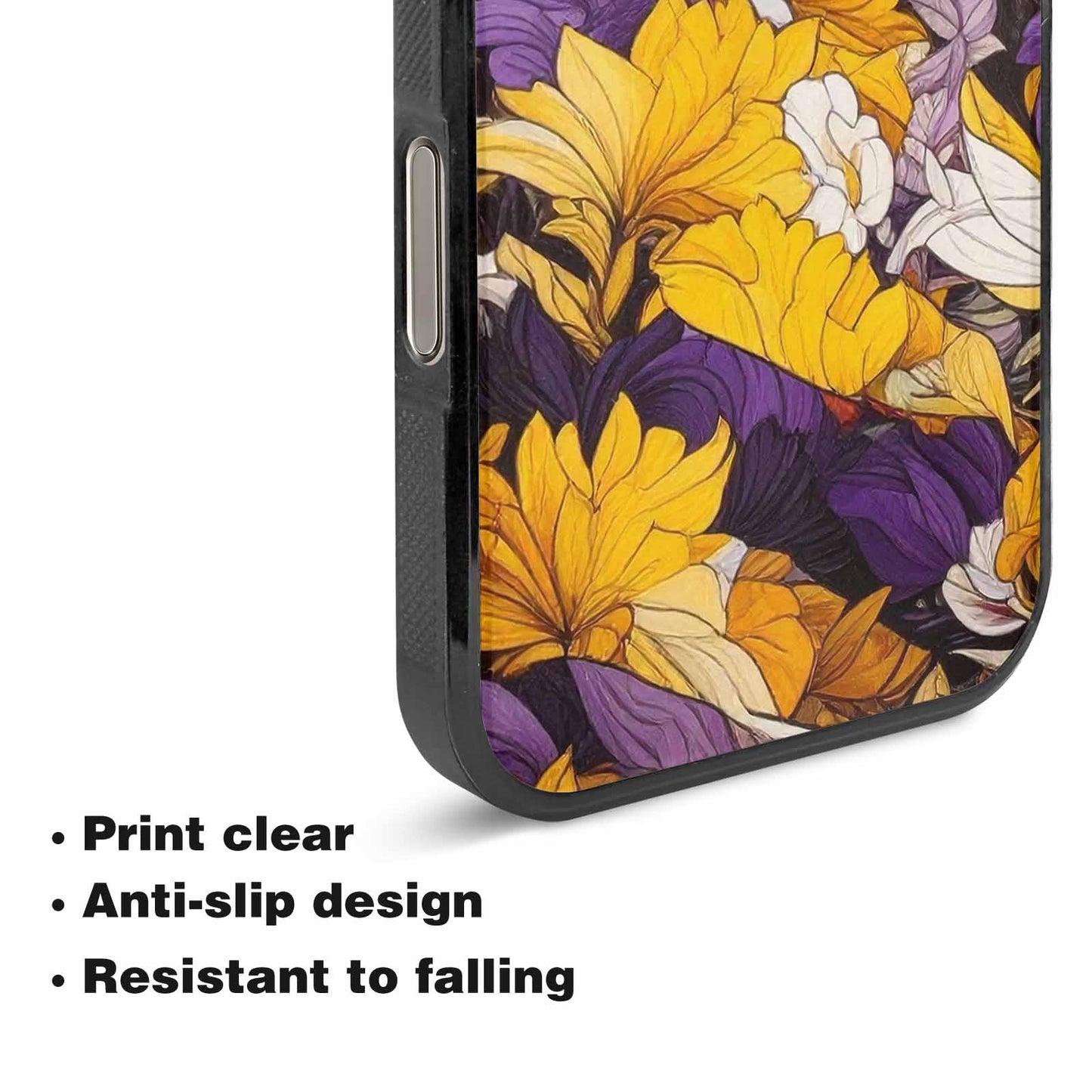 iPhone 16 Pro Max Case — Nonbinary Flag Color Theme Small Rainbow, Custom Made Phone Cover