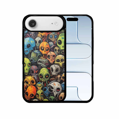 iPhone 17 Air Case — Aliens Camo Aliens Pattern Hundreds Alien, Customized Protective Case