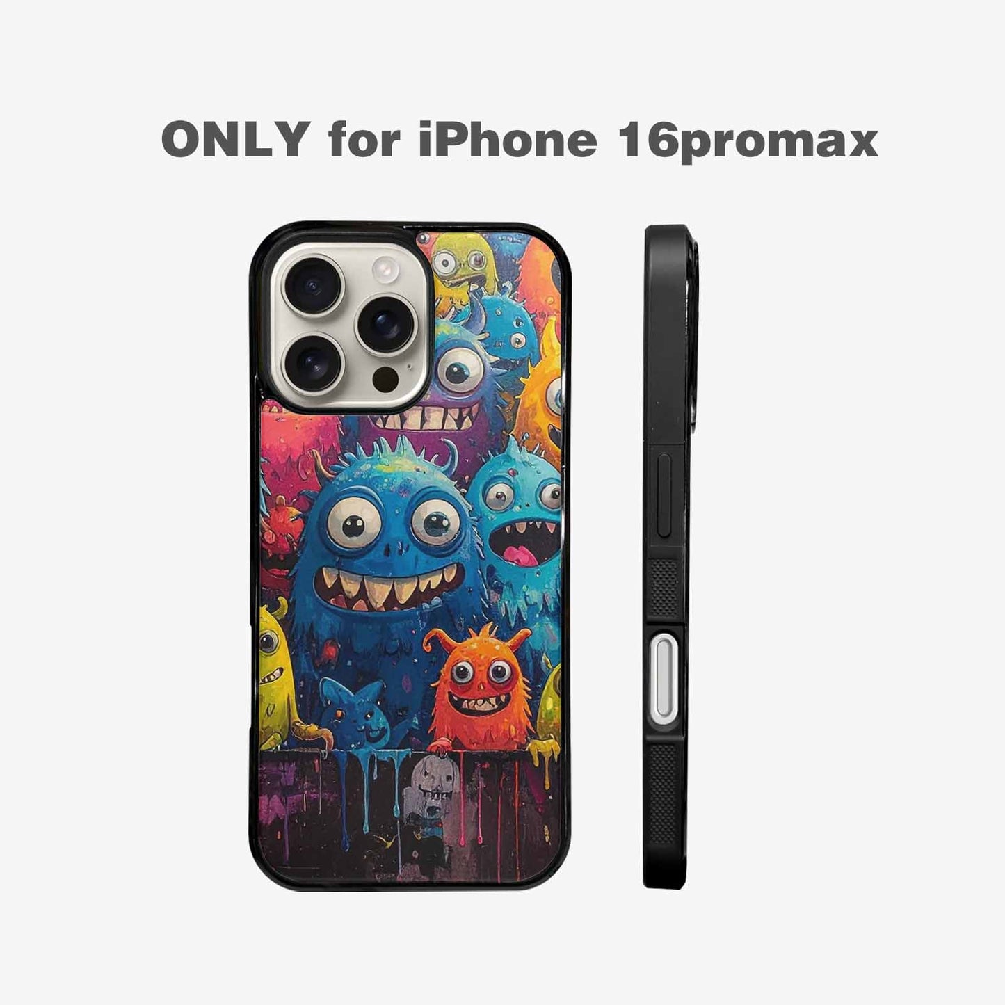 iPhone 16 Pro Max Case — Monsters General Cartoon Monst, Custom Made Phone Cover