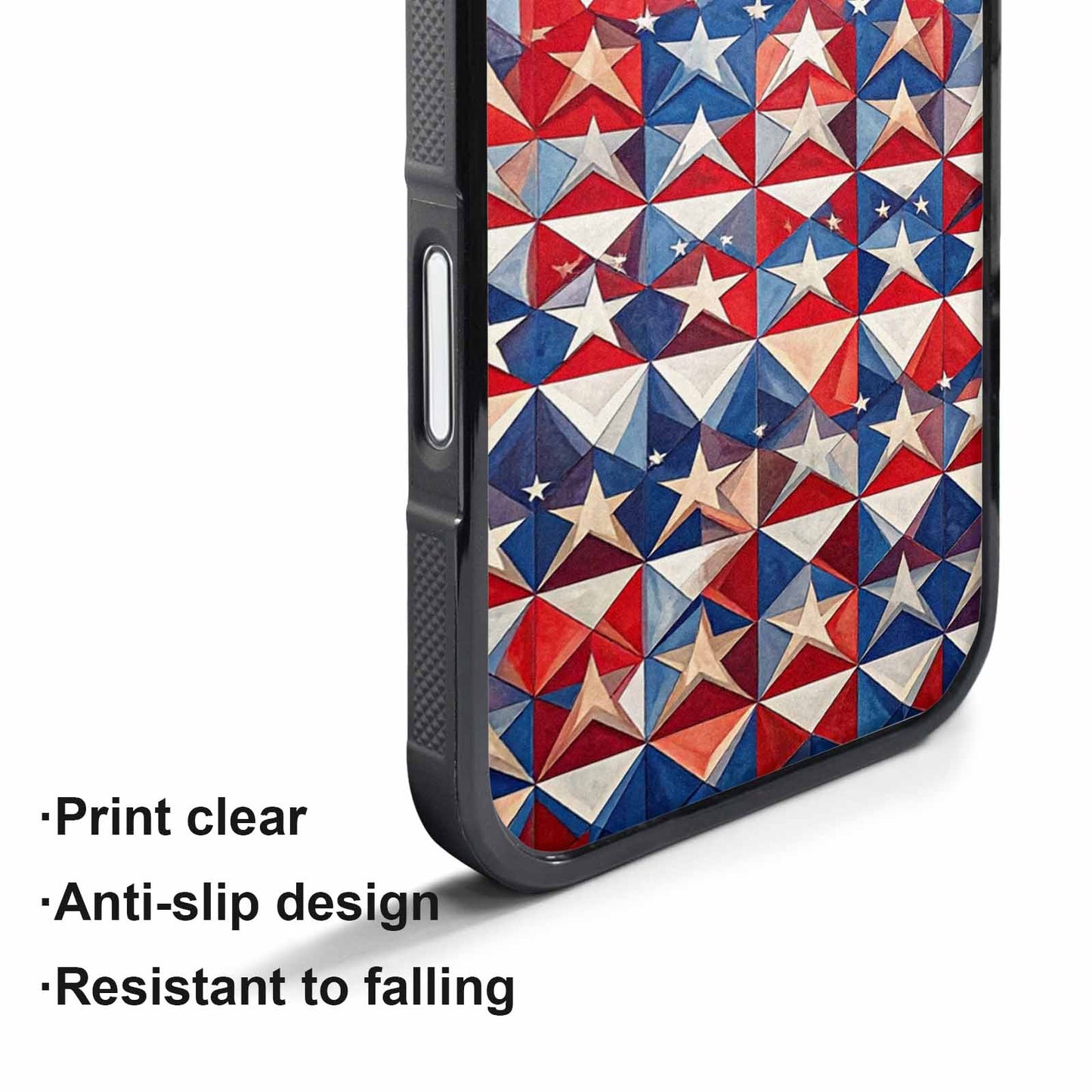 iPhone 17 Air Case — Small American Flag Stars And Galaxy, Custom Made Phone Cover