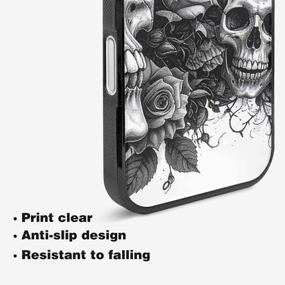 iPhone 16 Case — Skull Gothic Art Dark Original, Original Design Phone Case