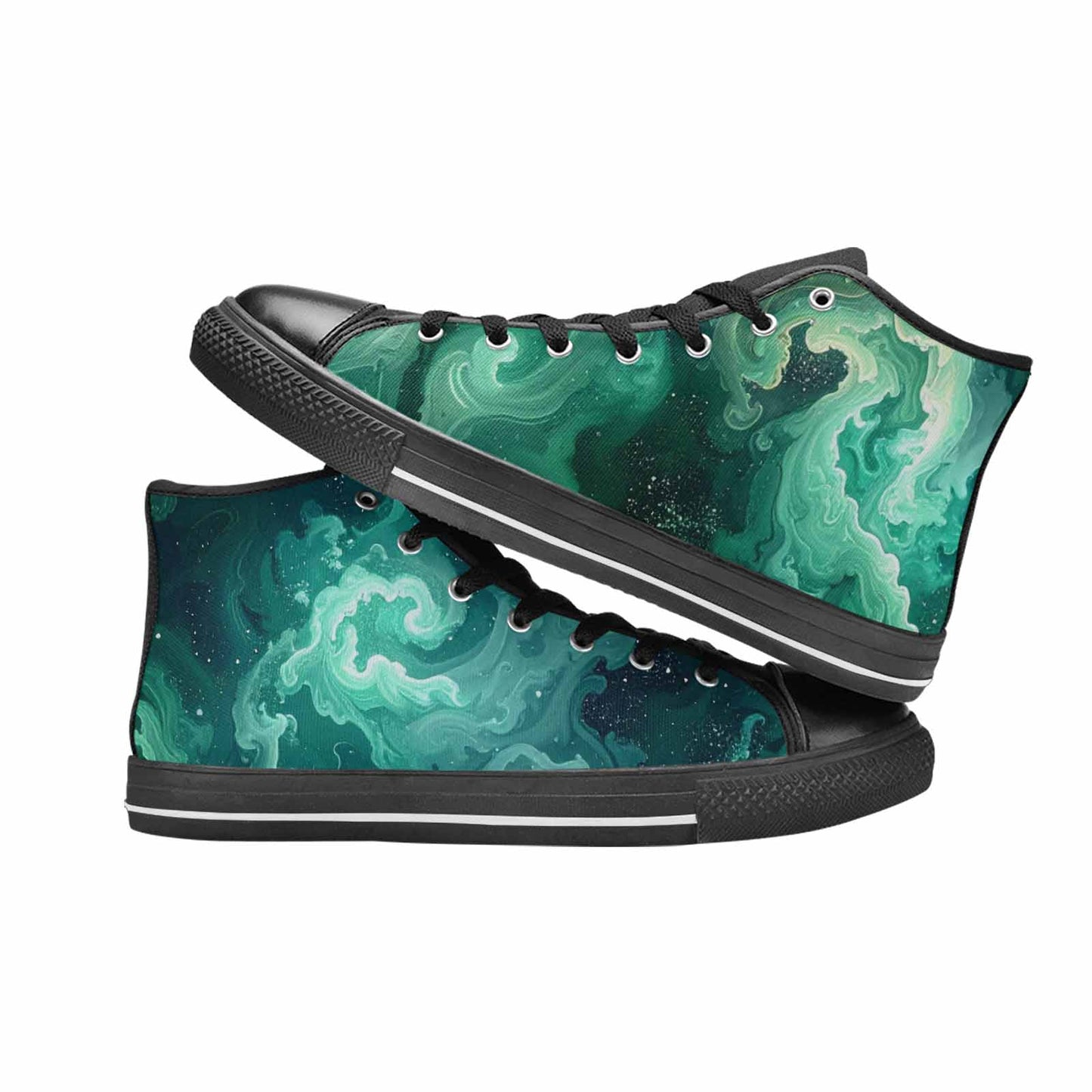 WOMEN'S Galaxy Art - High Top Canvas Dreamcore Sneakers