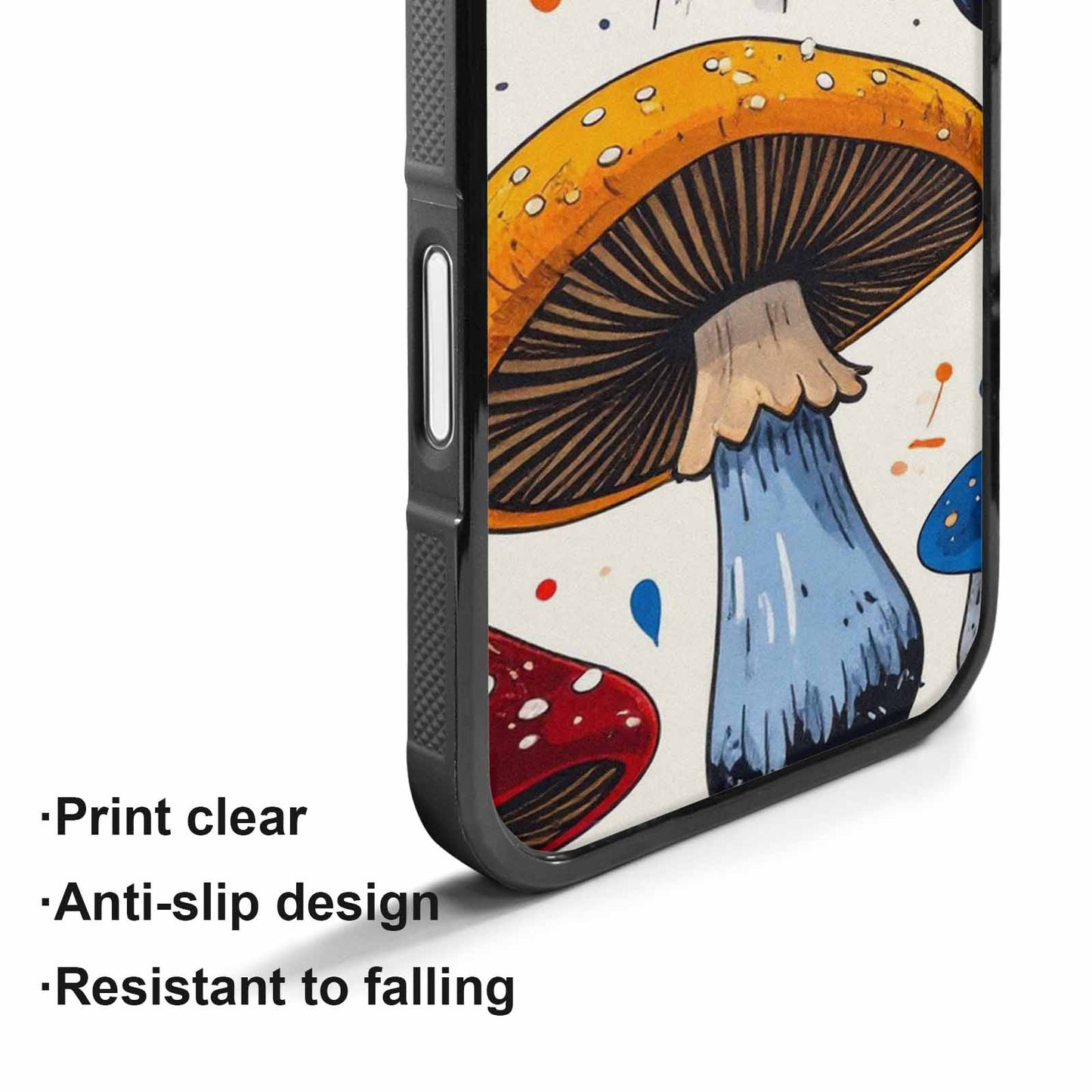 iPhone 17 Case — Vivid Winter Mushroom Cartoon Cute, Custom Printed Phone Case