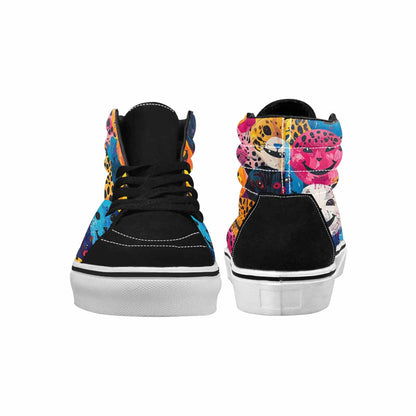 MEN'S Smiley Faces High Top Canvas Y2K Custom Shoes