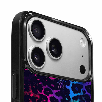 iPhone 17 Pro Case — Leopard Print Neon Seamless Pattern Animal, Unique Phone Case Design