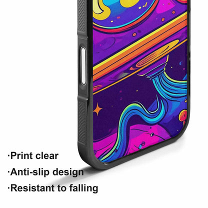 iPhone 17 Case — Alien Ufo Cartoon Art Alien Scifi, Personalized Phone Case
