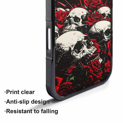 iPhone 17 Pro Case — Skull Dark Art Gothic Print Gothic, Personalized Phone Case