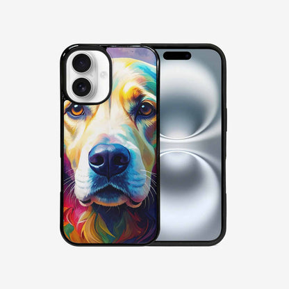 iPhone 16 Case — Golden Retriever Watercolor Art Pattern, Custom Made Phone Cover