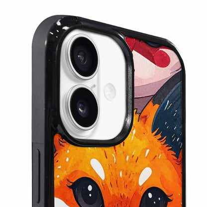 iPhone 17 Case — Watercolor Kawaii Fox Watercolor Abstract, Custom Printed Phone Case