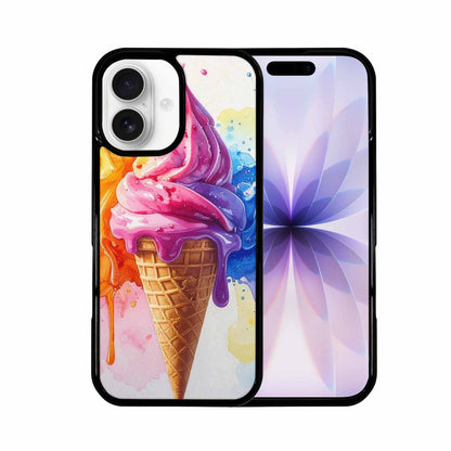 iPhone 17 Case — Melting Icecream Edge To Original Art, Custom Made Phone Cover