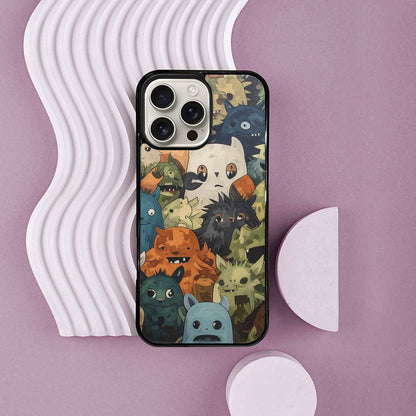 iPhone 16 Pro Max Case — Monsters Camomonsters Pattern Gsw, Custom Phone Case