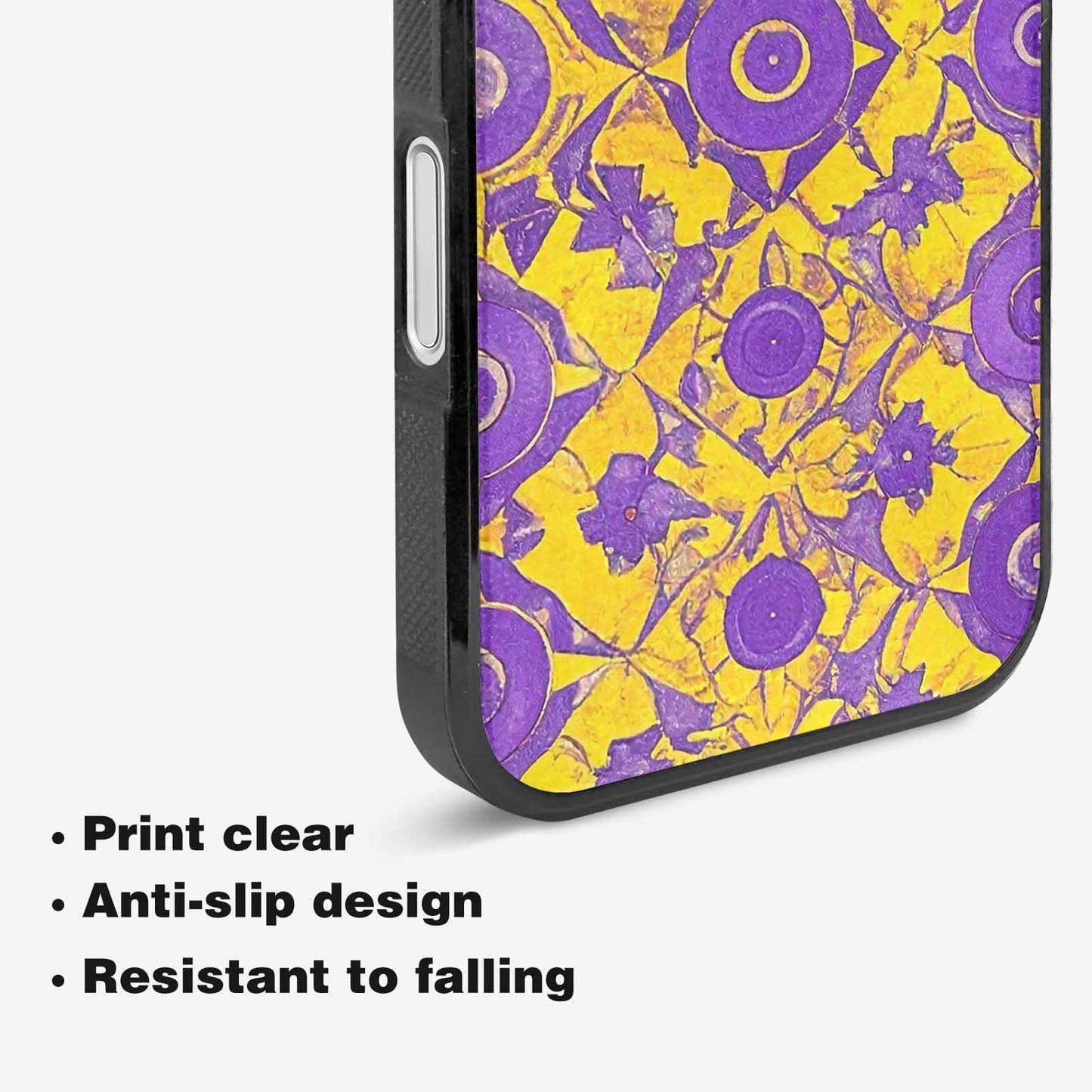 iPhone 16 Plus Case — Intersex Flag Color Theme Small Rainbow, Custom Designed Case Cover