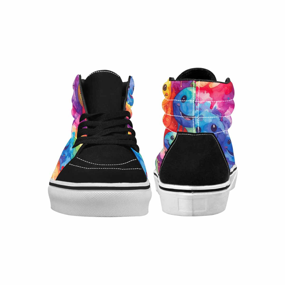 MEN'S Smiley Facessmiley Faces  High Top Canvas Dreamcore Custom Shoes