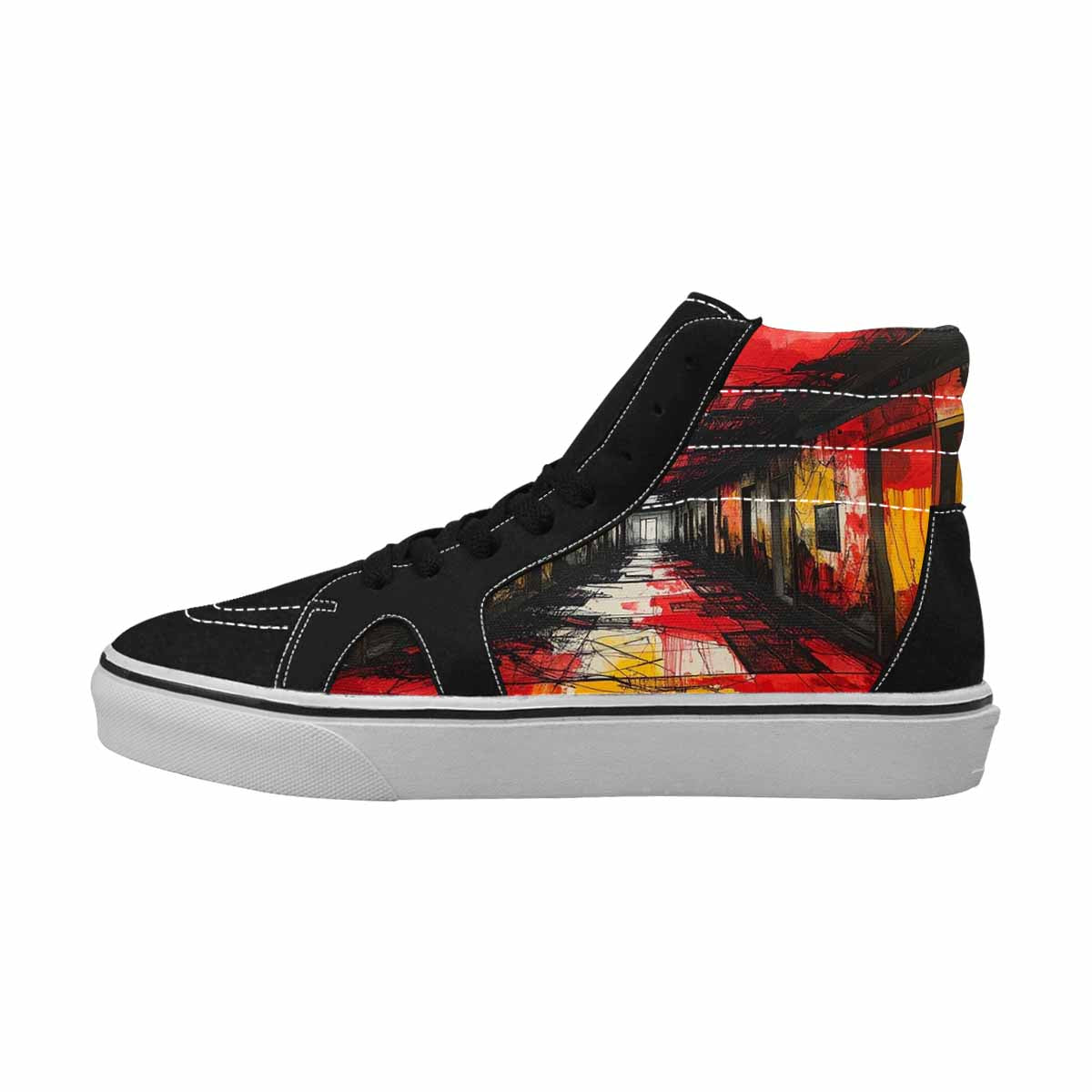 MEN'S Liminal Space Fragment High Top Canvas Dreamcore Shoes