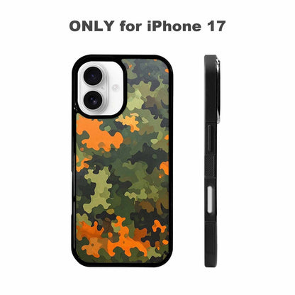 iPhone 17 Case — Small Military Camouflage Blotch Camo, Custom Made Phone Cover