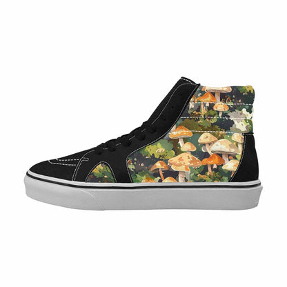 MEN'S Mushrooms  Camo Mushrooms High Top Canvas Y2K Custom Shoes