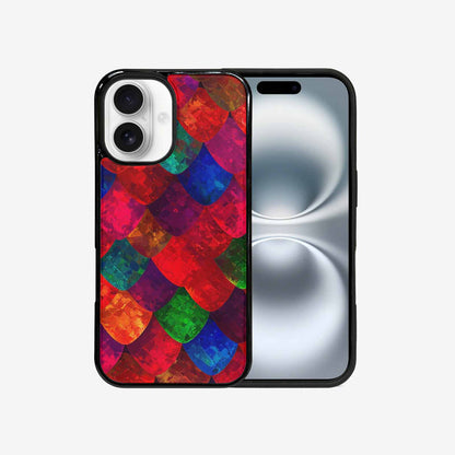 iPhone 16 Case — Snake Print Dark Seamless Pattern Vibrant, Custom Phone Case