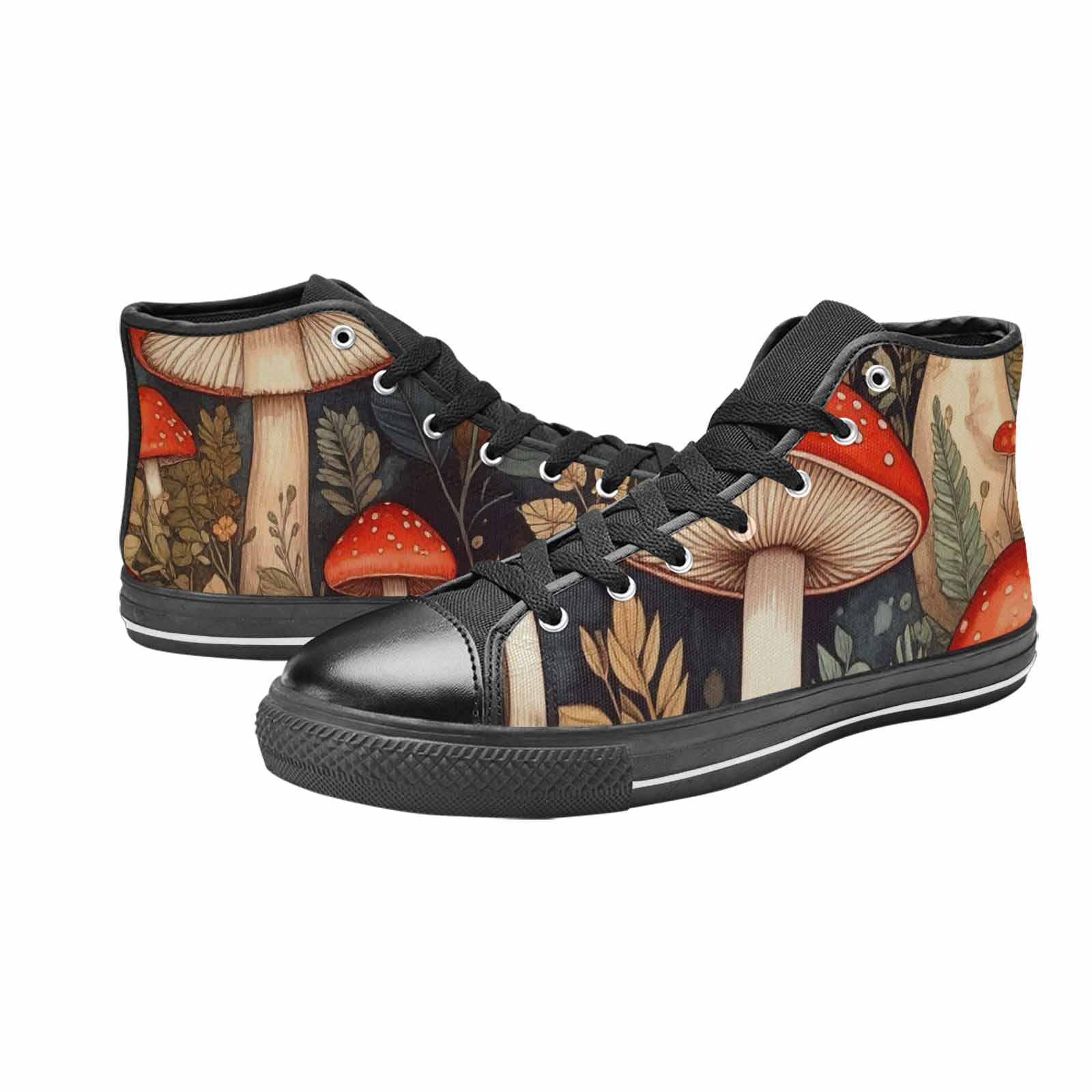 WOMEN'S Mushroom High Top Canvas Y2K Sneakers