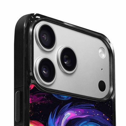 iPhone 17 Pro Case — Rose Galaxy Art Seamless Pattern Galaxy, Custom Designed Case Cover