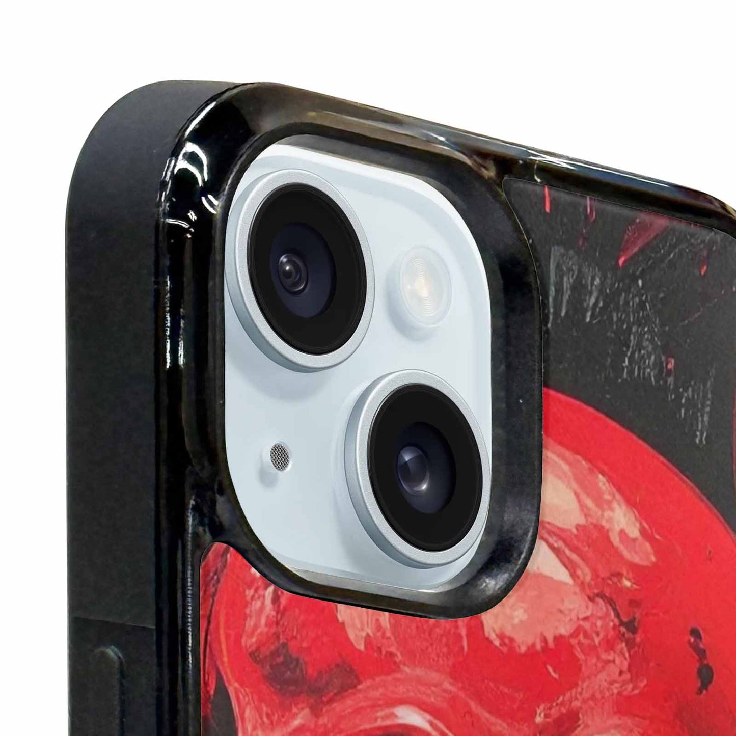 iPhone 15 Plus Case — 1000\'s Of Skulls Overlapping Eachother Everywhere, Original Design Phone Case