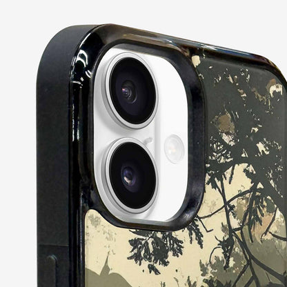 iPhone 16 Plus Case — Hunting Camouflage Pattern With Deer And, Personalized Phone Case