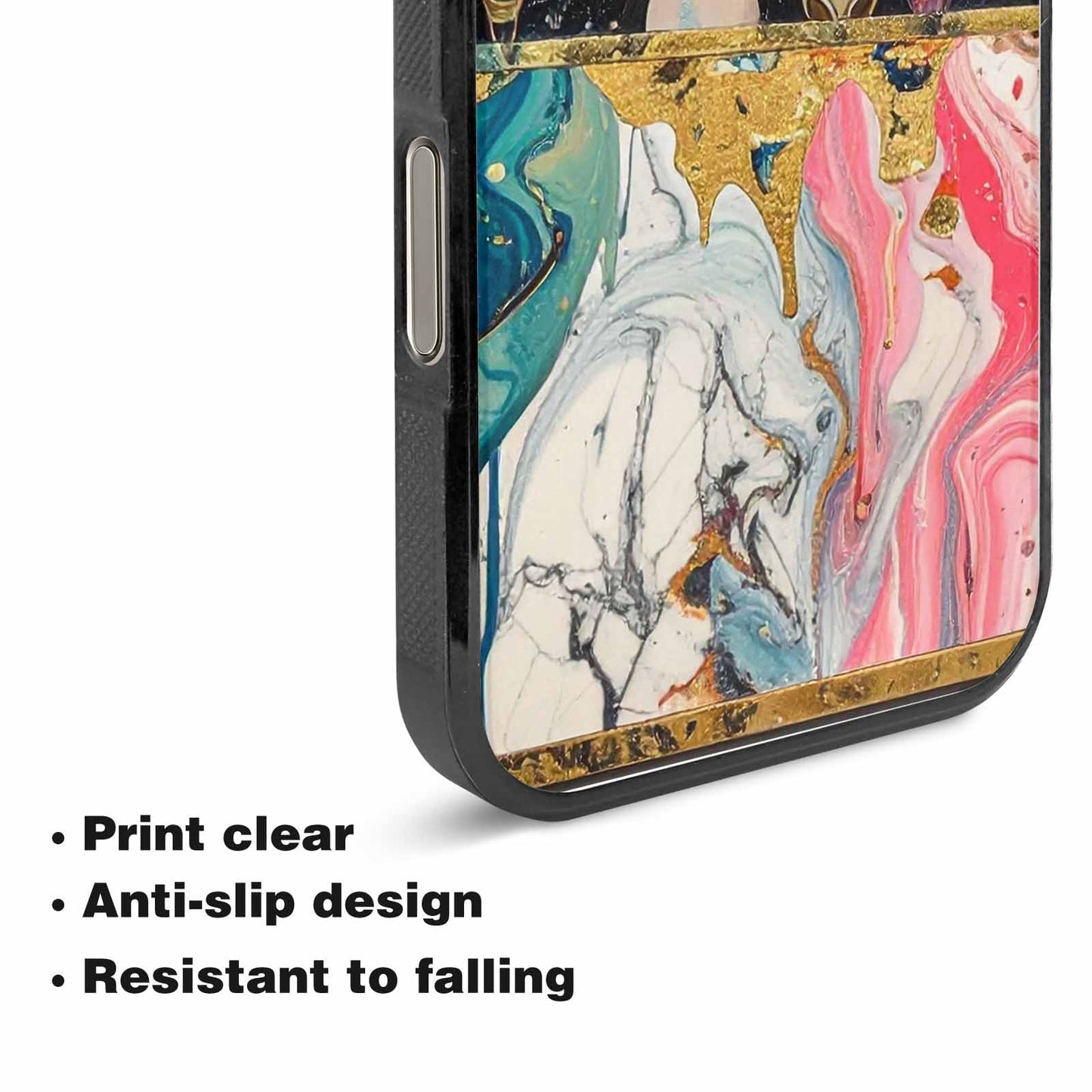 iPhone 15 Pro Max Case — Aliens Marblealiens Pattern Cyi, Custom Printed Phone Case