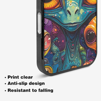 iPhone 16 Plus Case — Cartoon Alien Characters, Original Design Phone Case