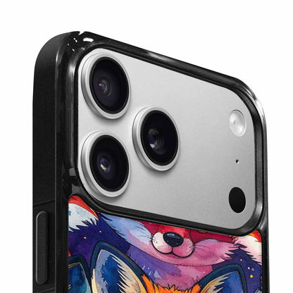 iPhone 17 Pro Max Case — Watercolor Kawaii Fox Watercolor Abstract, Custom Phone Case