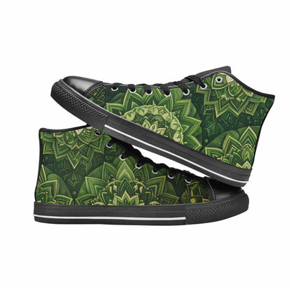 MEN'S Mandala High Top Canvas Cottagecore Shoes