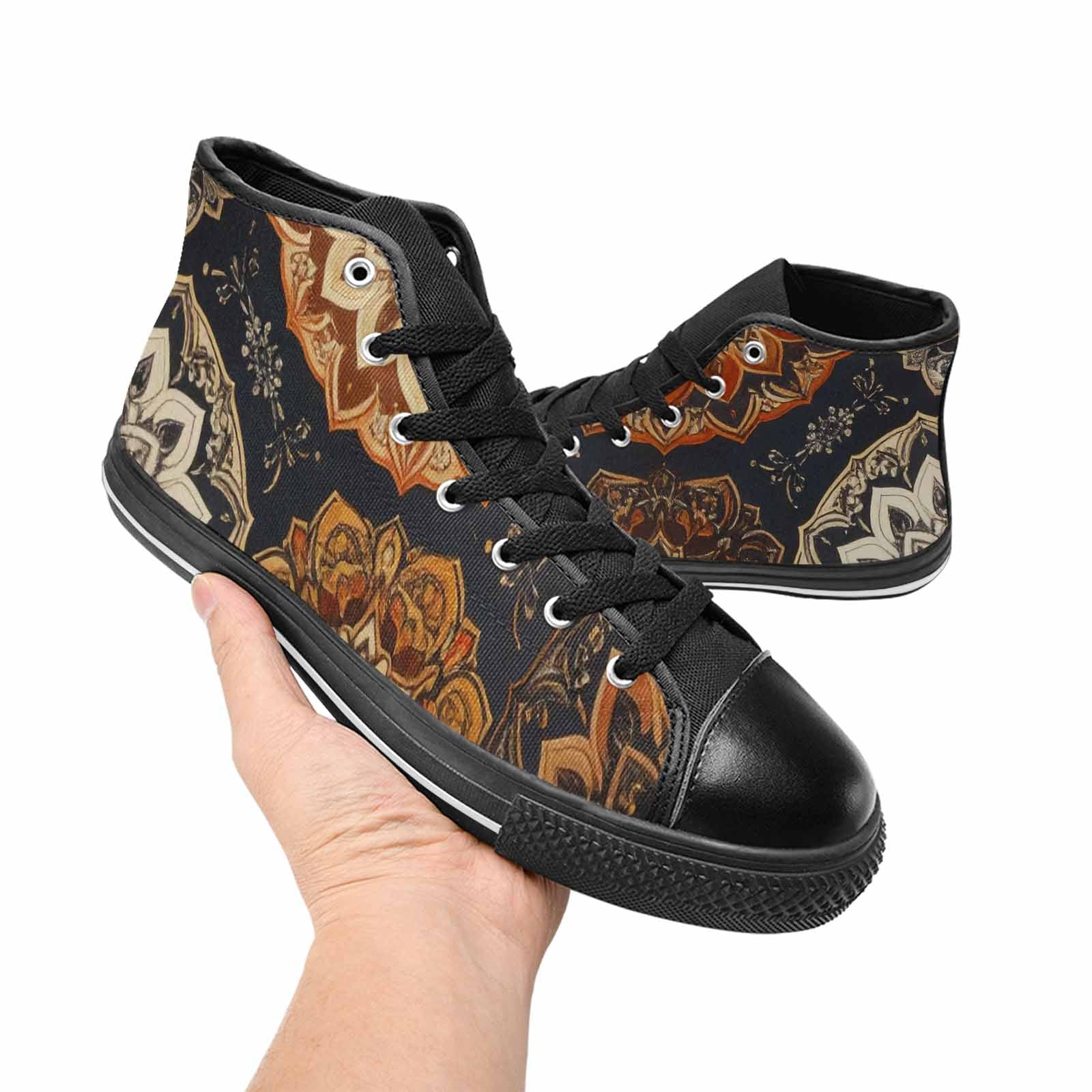 WOMEN'S Mandala High Top Canvas Cottagecore Shoes