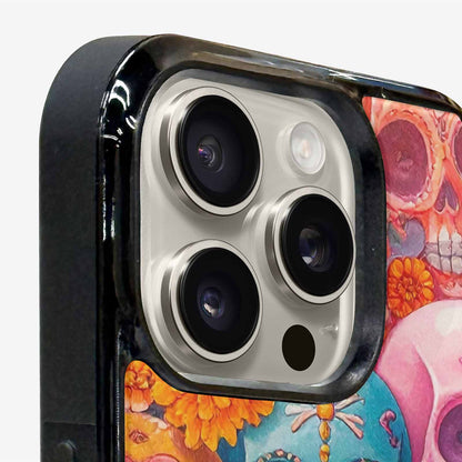 iPhone 16 Pro Case — Sugar Skullsmelting Sugar Skulls, Unique Phone Case Design