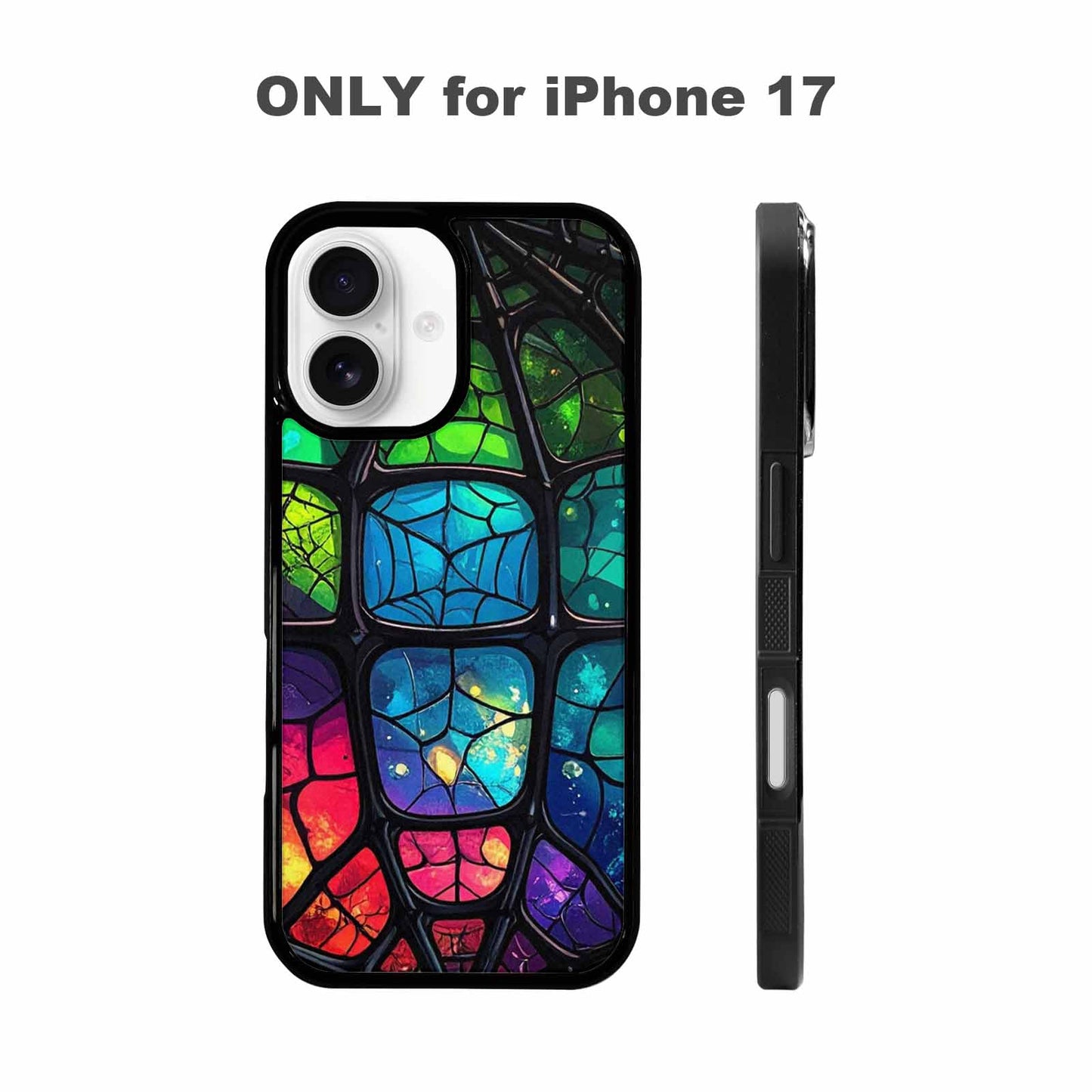 iPhone 17 Case — Neon Camo Spider Camo, Custom Made Phone Cover