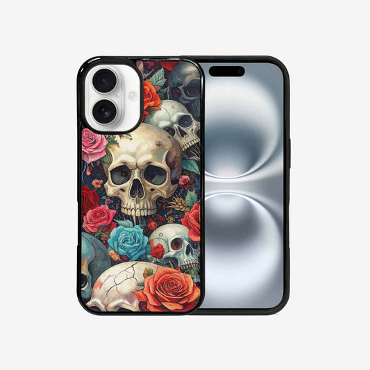 iPhone 16 Case — Skulls And Rosesmelting Skulls A Aor, Original Design Phone Case