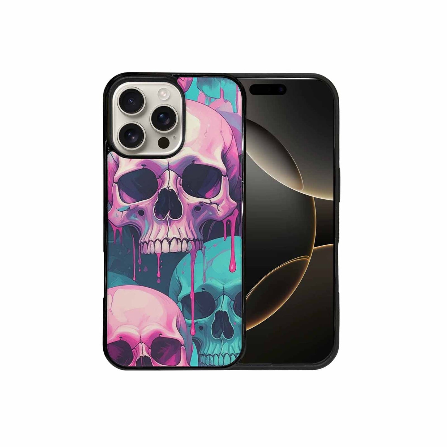 iPhone 16 Pro Max Case — Thousands Of Skulls Custom, Customized Protective Case