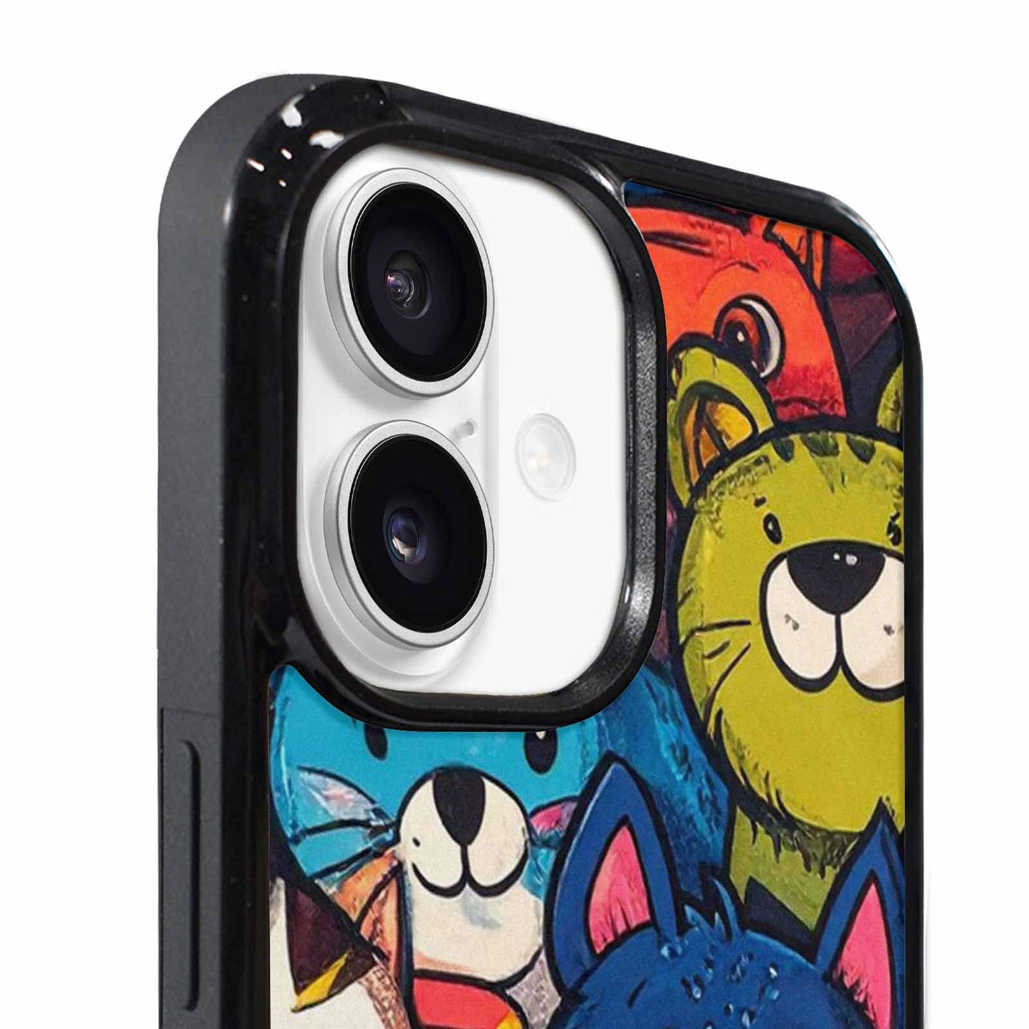iPhone 17 Case — Seamless Tileable Pattern Of Cartoon Cute, Custom Designed Case Cover