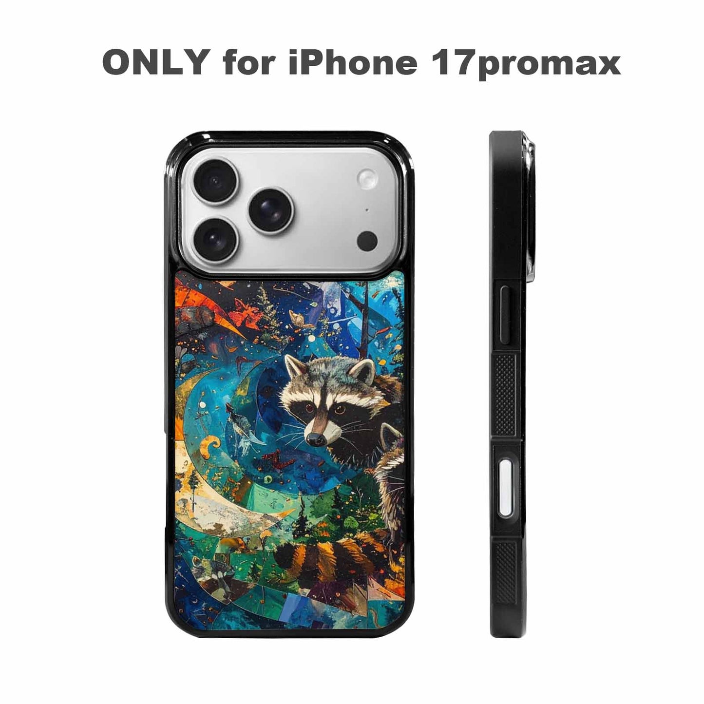 iPhone 17 Pro Max Case — Raccoon Bandit Raccoon Bandit Original Art, Custom Art Phone Cover